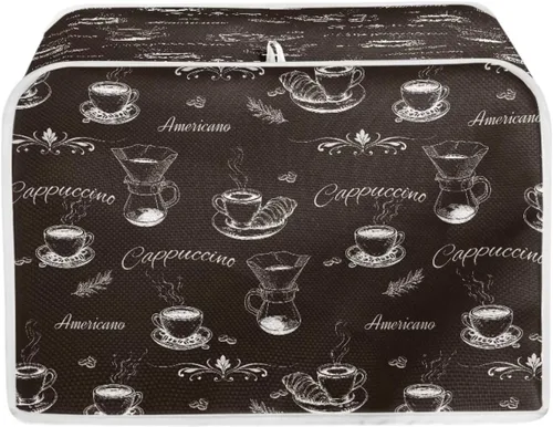 Vista 11 de Mumeson Fundas para tostadoras de café, a prueba de polvo, protección de huellas dactilares, ligeras, cubiertas para horno tostador de 2 rebanadas