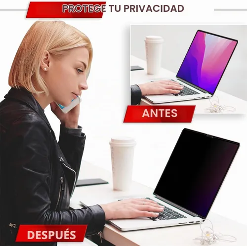 Vista 6 de SightPro Pantalla magnética de privacidad para MacBook Pro de 13 pulgadas (2016, 2017, 2018, 2019, 2020, 2021, 2022, M1, M2) patentado y protector