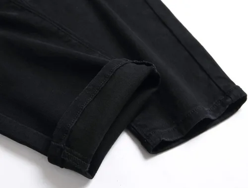 Vista 7 de AITITIA Jeans de motociclista de ajuste regular para hombre