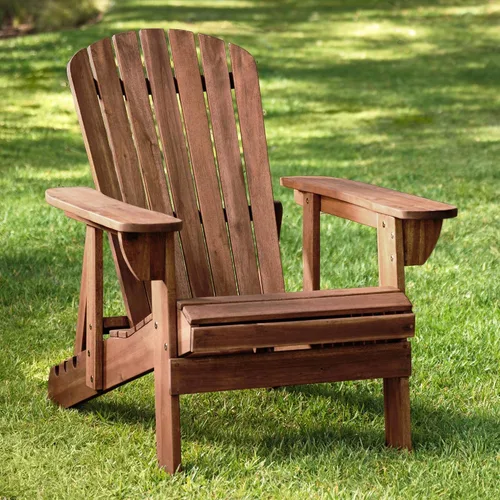 Vista 10 de Teal Island Designs Cape Cod - Silla Adirondack de madera natural