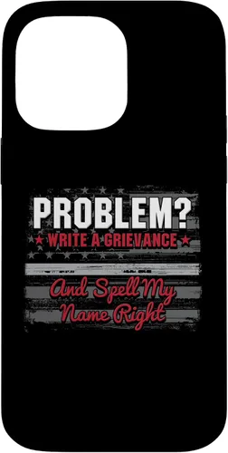 Vista 21 de Write A Grievance and Spell My Name Case for iPhone 17
