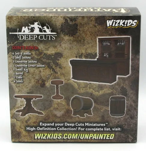 Vista 2 de Pathfinder Battles Deep Cuts Miniaturas sin pintar: Rusty Dragon Bar