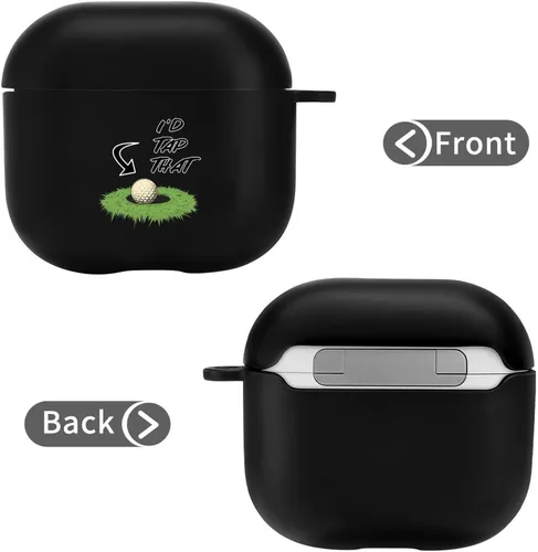 Vista 8 de I'd Tap That Golf Simple - Funda protectora compatible con AirPods 4, cuerpo completo, a prueba de golpes