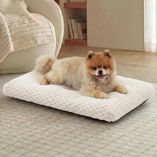 Vista 16 de Bedsure Cama lavable para perros de gran tamaño, forro polar de burbujas Gris