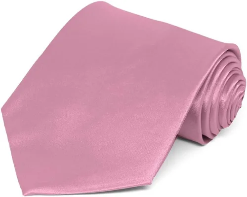 Vista 476 de tiemart Corbata de color sólido para hombre Longitud estándar