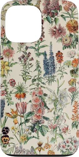Vista 24 de Cute Flowers Vintage Botanical Flower Illustration Case for iPhone 17