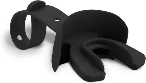 Vista 2 de Vettex Doubleguard - Protector bucal con protección de labios, color negro, paquete de 2