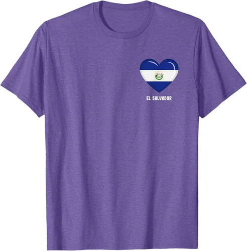 Vista 9 de Camiseta Bandera de El Salvador Camiseta salvadoreña, Negro
