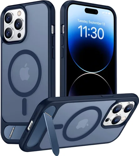 Vista 123 de Funda para iPhone 11 con compatibilidad magnética, [Soporte invisible incorporado][Compatible con MagSafe]