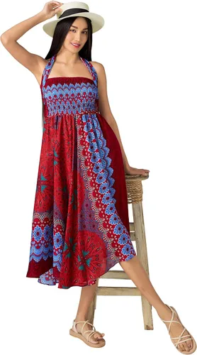 Vista 8 de Joob Joob Faldas largas boho para mujer - Falda de verano bohemia hippie
