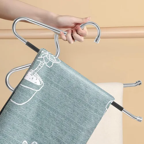Vista 7 de Perchas para colchas, paquetes de 10 perchas resistentes para edredones, edredones, manteles, toallas (ancho extendido: 16.5 pulgadas)