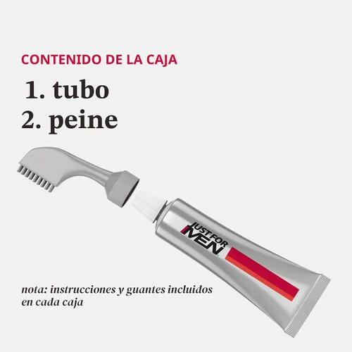 Vista 3 de Solo para hombres Auto Stop, tintura química para el cabello, 1, marrón (Medium Dark Brown)