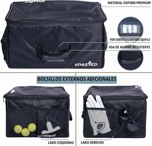 Vista 3 de Athletico - Organizador para cajuela de carro de golf, para guardar accesorios de golf, plegable cuando no se utiliza