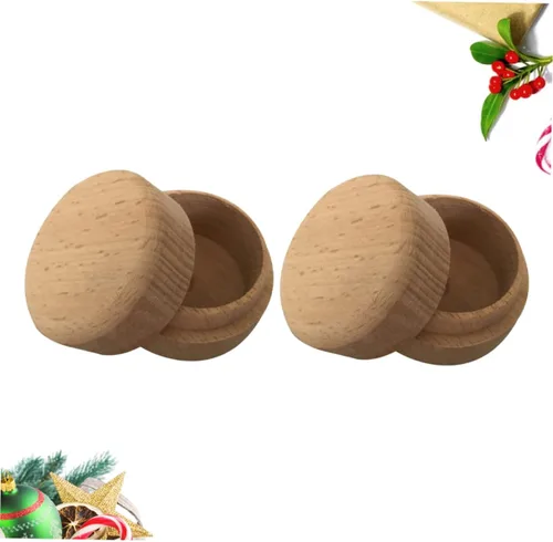 Vista 3 de USHOBE Caja de 2 piezas pequeña caja de baratija pequeña caja de adorno jewlrey orgainzer caja de contenedor de joyería organizador organizador