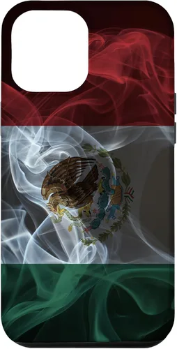 Vista 26 de Smoky Mexico Flag - Funda para iPhone 17 con diseño de orgullo mexicano ahumado