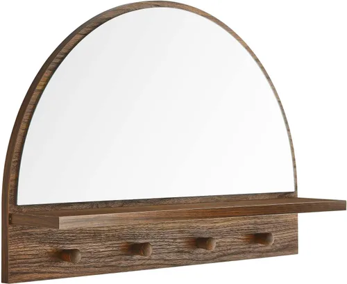 Vista 8 de Modway EEI-6350-OAK Moonbeam - Espejo arqueado, roble