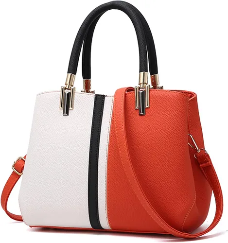 Vista 8 de FANDARE Elegante bolso de mano para mujer, impermeable, de piel sintética