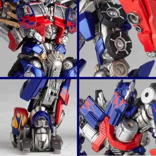 Vista 3 de Revoltech Transformers 3 Dark the Moon SciFi Super Poseable Figura de acción Optimus Prime