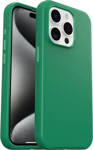 Vista 15 de OtterBox Funda de la serie Symmetry para iPhone 15 Pro (solamente) - Zapatillas de Ballet (Rosa), Se Acopla a MagSafe, Ultra-Elegante, Bordes