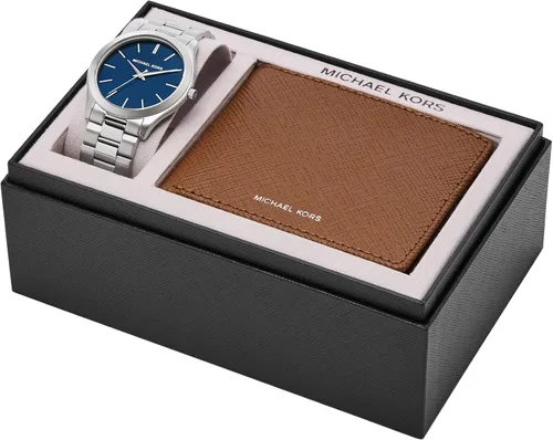 Vista 6 de Michael Kors - Reloj de cuarzo Slim Runway de acero inoxidable para hombre