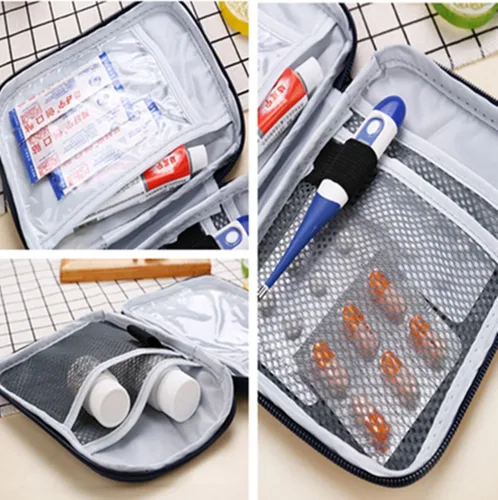Vista 6 de King&Pig Bolsa de primeros auxilios vacía portátil Kit de bolsa de oficina en casa Bolsa de rescate de emergencia médica Bolsa de rescate Paquete