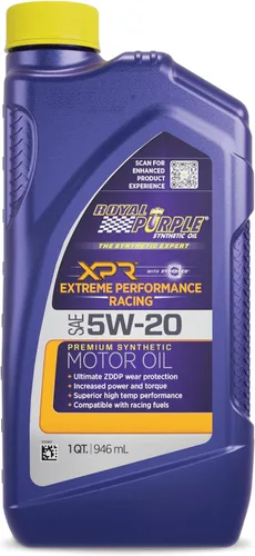 Vista 3 de Royal Purple Roy01011 Xpr 5w20 Racing Oil 1 cuarto de galón