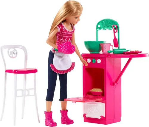 Vista 3 de Mattel Muñecas Barbie Diversión para hornear de hermanas
