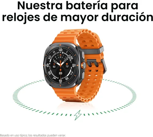 Vista 2 de Samsung Galaxy Watch Ultra (2025) 47mm LTE Smartwatch, Carcasa de Titanio, Entrenamiento Avanzado del Sueño, Entrenador de Carrera, Puntaje