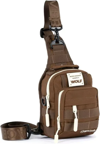 Vista 3 de WOLFpak Mini bandolera táctica 4L 4l Mini Tactical Sling Bag Cocoa