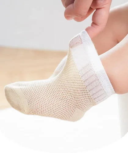 Vista 6 de FYLuoke Baby Girls Boys Socks Unisex-Baby Infant Cotton Crew Socks for Skid Toddler Ankle Socks Set