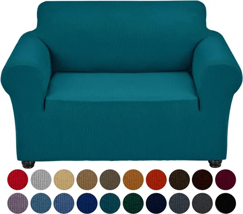Vista 12 de Joccun Funda Elástica para Silla Sofá, Funda de Sofá de 1 Pieza Tela Jacquard de Spandex con Parte Inferior Elástica, Protector de Muebles Lavable