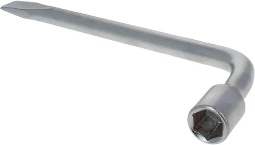 Vista 5 de Heyiarbeit Llave de llanta de repuesto de coche para Jack - L Tipo Hexágono 0.669 in Ranurado End Socket Herramienta de reparación 1pcs