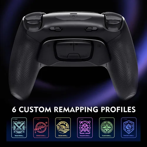 Vista 6 de HEXGAMING ULTIMATE PRO Gaming Controller Compatible with ps5/PC/Mobile - 4 Back Buttons, 6 Custom Profiles, Adjustable Triggers, 8 Swappable