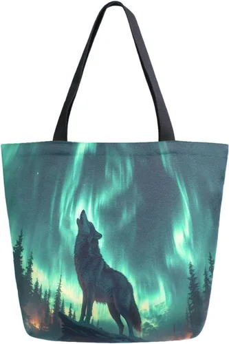 Vista 29 de ALAZA - Linda bolsa de lona grande con diseño de bulldog pug negro francés, reutilizable, para compras, con asas, resistente, lavable Multi 13