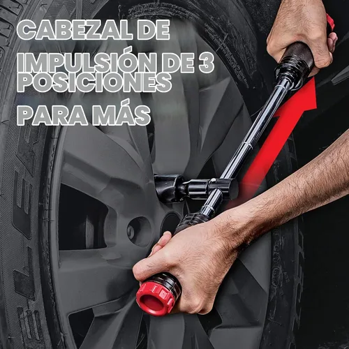 Vista 3 de Powerbuilt Billy Club - Llave universal para cambiar los neumáticos del vehículo rápidamente, romper tuercas sueltas, servicios de emergencia