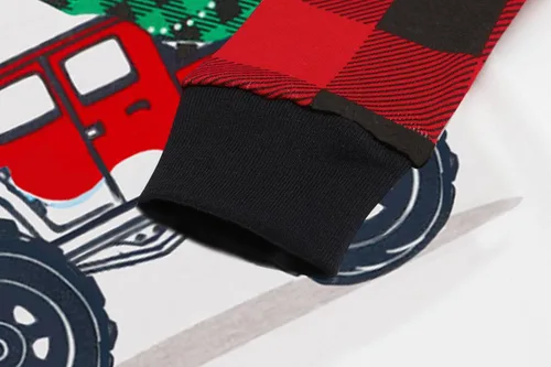 Vista 4 de Demifill Conjunto de pijamas de Halloween para niños y niñas, pijamas de Navidad, ropa de dormir para niños y niñas