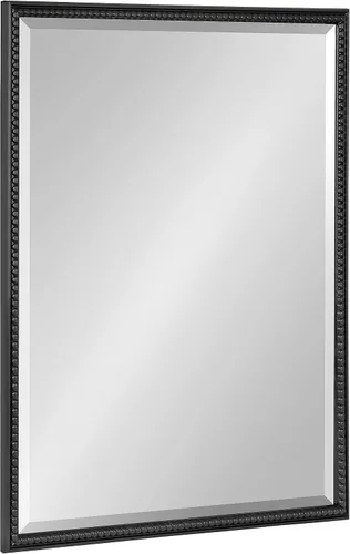 Vista 10 de Kate and Laurel Makenna - Espejo de pared rectangular tradicional adornado, 18 x 24 pulgadas, negro, espejo de tocador rectangular vintage