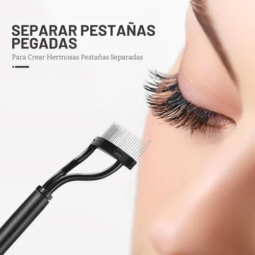 Vista 6 de SWEET VIEW Peine de Pestañas Cepillo Separador de Pestañas Removedor de Grumos de Máscara Herramientas Profesionales de Maquillaje de Ojos