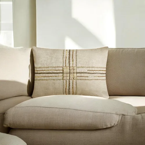 Vista 31 de The HomeCentric Fundas de almohada lumbares doradas de 12 x 14 pulgadas (11.8 x 13.8 in), de piel sintética, con diseño de animales, estilo moderno