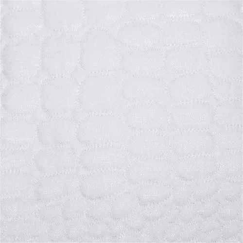Vista 4 de Michael Amini BCS-QD03-BRLIN-WHT Brilliance - Edredón (3 piezas, tamaño Queen, color blanco)