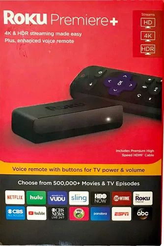 Vista 2 de Roku Reproductor de transmisión HDR 4K Premiere+