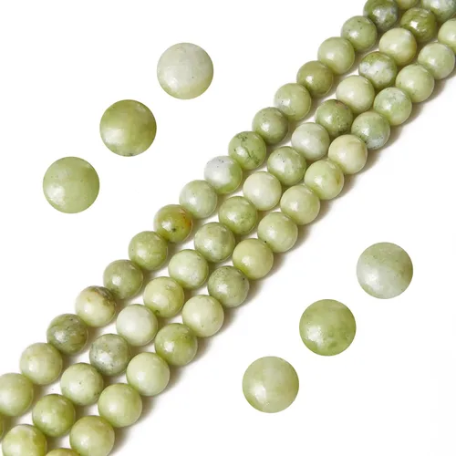 Vista 35 de 100 piezas de cuentas de amatista natural de 6 mm, cuentas de piedras preciosas redondas sueltas para hacer joyas