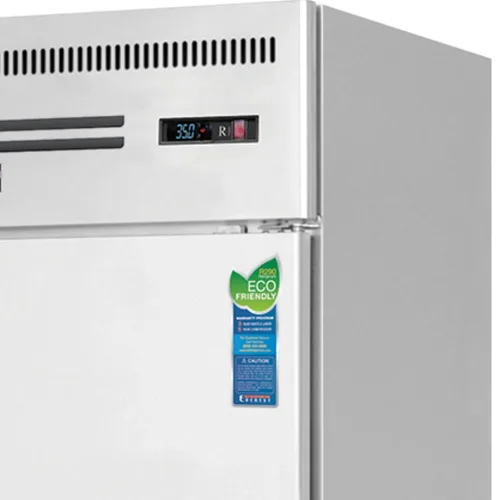 Vista 4 de ESRH2 Refrigerador de alcance 2 medias puertas sólidas, 115v, NSF - 23 pies cúbicos