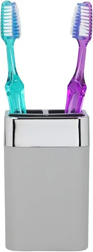 Vista 4 de Home Basics TH35007, Portacepillos de dientes, Gris
