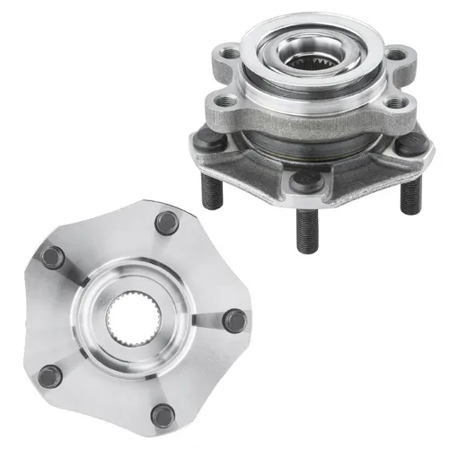 Vista 58 de Detroit Axle - 2.2L Bujes de rodamiento de rueda delanteros de 2 piezas para Honda Accord 90-97, 97 Acura CL, 2 rodamientos de ruedas y conjunto