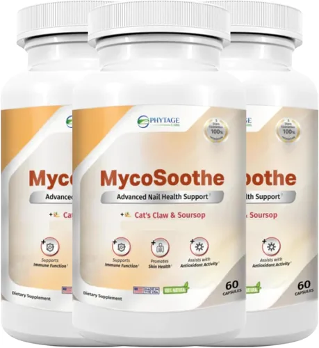 Vista 8 de MycoSoothe Fórmula avanzada para el cabello, la piel, las uñas y la inmunidad - 60 cápsulas