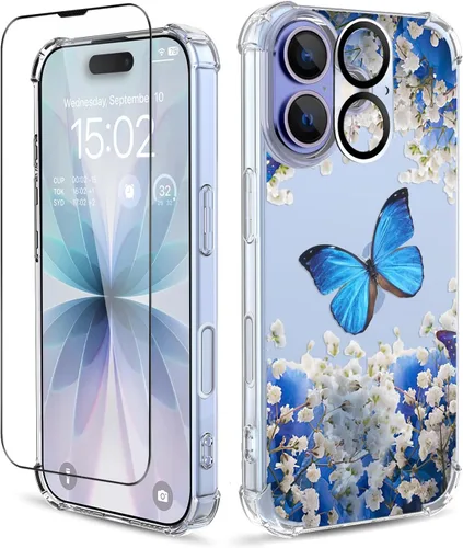 Vista 49 de Funda para iPhone 13 y iPhone 14 (6.1 pulgadas), funda protectora delgada de poliuretano termoplástico suave a prueba de golpes, bonito