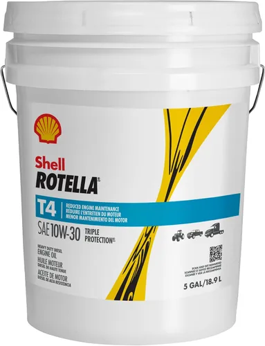 Vista 11 de Shell Rotella T4 Triple Protection 15W-40 Aceite de motor, 1 cuarto de galón (paquete de 6)
