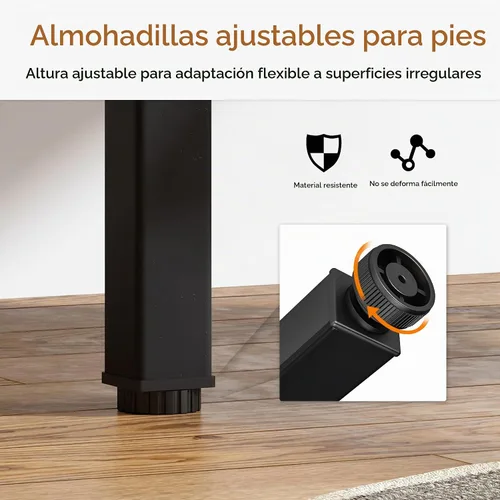 Vista 7 de Need Escritorio pequeño para computadora, mesa de escritura resistente de 31.5 pulgadas, estrecho, negro