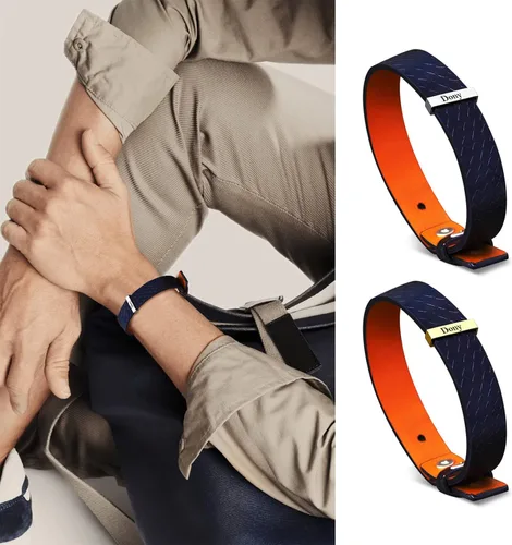 Vista 57 de Pulseras de cuero personalizadas para hombre con 1-6 nombres, pulsera trenzada personalizada con cuentas para papá, marido, día del padre, San